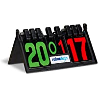 Los mejores  - Relaxdays Marcador para Ping Pong- plástico Resistente- 21 x 38 x 20 cm- 1 Kg- Puntos 0-29- Sets 0-7- Tenis de Mesa…